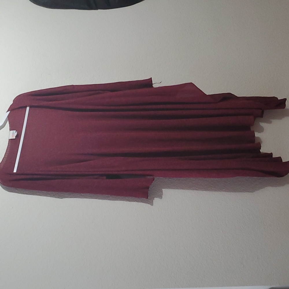LulaRoe Long Sarah Sweater Komono Large